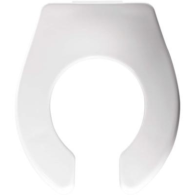 Bemis Plastic Round Toilet Seat - 13.63" x 2.25" x 17.38" - 13.63" x 2.25" x 17.38"