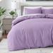 Bare Home Soft Hypoallergenic Microfiber Duvet Cover and Sham Set