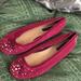 American Eagle Outfitters Shoes | American Eagle Outfitters Pink Leather Flats | Color: Pink | Size: 7