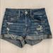 American Eagle Outfitters Shorts | American Eagle Outfitters High Rise Jean Shorts | Color: Blue | Size: 2