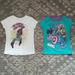 Disney Shirts & Tops | 2 Pack Disney Store Marvel Girls Xs T-Shirt Tops | Color: Blue/Pink | Size: Xsg