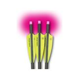 Lumenok Crossbow Bolt Pink Flat 20 in Black Pack of 3 BECF3P