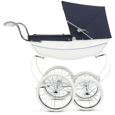 Silver Cross Oberon Doll's Pram - White / Navy