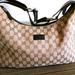 Gucci Bags | Gucci Monogram Hobo Saddlebag | Color: Brown/Tan | Size: Os