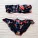 Converse Swim | Floral Bikini | Color: Blue/Pink | Size: M