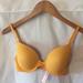 Pink Victoria's Secret Intimates & Sleepwear | 4 For 25 Vs Pink Yellow Lightly Lined Underwire Bra 32c | Color: Yellow | Size: 32c