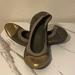 Tory Burch Shoes | Like New Grey And Gold Tory Burch Ballet Flats 8m | Color: Gray | Size: 8