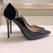 Zara Shoes | Black Leather & Suede Heels - Zara - Nwot Us Size 9 | Color: Black | Size: 9