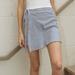 Brandy Melville Skirts | Brandy Melville Gray And White Striped Wrap Skirt | Color: Gray/White | Size: S