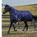 Weatherbeeta ComFiTec Essential Combo Neck Turnout Blanket - 72 - Medium (220g) - Navy/Silver/Red - Smartpak