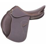 Henri De Rivel Memor - X Close Contact Saddle with Memory Foam Seat - 18 1/2 - Regular - Australian Nut - Smartpak