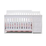 Princeton Elite Crib & Changer in White - Sorelle Furniture 1105-W