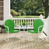 Crosley Griffith 3-piece Metal Outdoor Armchair Set