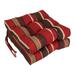 16-inch Square Tufted Indoor/Outdoor Chair Cushions (Set of 2) - 16"