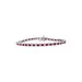 Effy® 3.87 Ct. T.w. Natural Ruby And 1/5 Ct. T.w. Diamond Tennis Bracelet In Sterling Silver