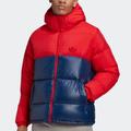 Adidas Jackets & Coats | New Adidas Down Regen Hooded Blocked Puffer Jacket | Color: Blue/Red | Size: M