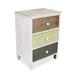 Bungalow Rose 3 Drawer Accent Chest Wood in Brown/Gray/White | 26 H x 19 W x 13.7 D in | Wayfair DAAE7672C12542FC9CD3F35301C211CE