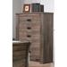 Millwood Pines Baze 5-drawers Standard Chest Wood in Brown | 48.25 H x 35 W x 17 D in | Wayfair 3AFF0E794B2D4A6A860C5E28407BA76B