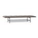 Bernhardt Ardmore Genuine Leather Bench in Gray/Brown | 15 H x 71 W x 28.5 D in | Wayfair N8400L_202-010