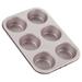 CHEFMADE 6 Cavity Muffin Cake Pan Carbon Steel in Black/Gray | 1 H x 7 W in | Wayfair WK9020