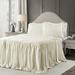 Ophelia & Co. Paxson Ruffle Skirt Bedspread Set Microfiber in White | King Bedspread + 2 King Shams | Wayfair 6B5D9C1BA84A41F399F3627B52458628