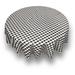 Gracie Oaks Umberto Geometric Round Tablecloth Polyester in Black | 70 D in | Wayfair B79AA81F8FF04F2481936F676CFA4924