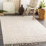 White 72 x 0.16 in Area Rug - Langley Street® Emmalyn Southwestern Handwoven Cotton Cream Area Rug Cotton | 72 W x 0.16 D in | Wayfair