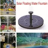 Solar Fountain Outdoor Floating Water Pump Bird Bath Fountain