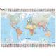 Die Welt Planoposter Politisch Mit Leiste, Karte (im Sinne von Landkarte)