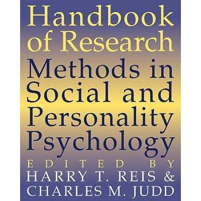 Handbook Of Research Methods In Social And Personality Psychology