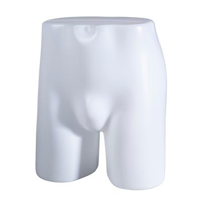 Econoco PEM-HIPMW Unbreakable Men's Lower Torso Hip Form - matte white finish