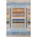 Vegetable Dye Tribal Gabbeh Kashkoli Area Rug Hand-knotted Wool Carpet - 6'6" x 9'11"