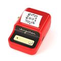 NIIMBOT B21S Bluetooth Etikettendrucker, Beschriftungsgerät Selbstklebend Kompatibel Mit IOS Android, Tragbares Etikettiergerät für Zuhause und Büro Schule und Kleine Unternehmen(Rot)