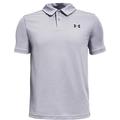 Under Armour Boys' Performance Polo, Mod Gray Light Heather, M