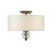 Golden Lighting Cerchi 12 Inch Flush Mount - 1030-FM RBZ