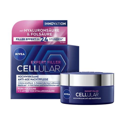 NIVEA - Cellular Expert Filler Nachtpflege Nachtcreme 50 ml Damen