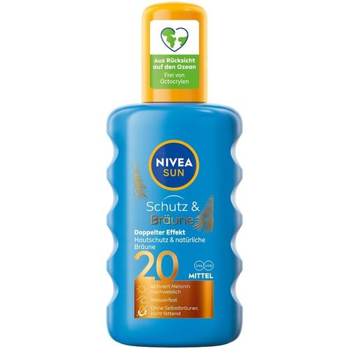 NIVEA Sun Schutz & Bräune Sonnenspray Sonnenschutz 200 ml Damen