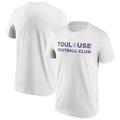 Toulouse Fußball Club T-Shirt mit Schriftzug - Weiß - Herren
