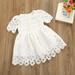 Actoyo Newborn Baby Girls Lace Floral Princess Dress Party Pageant Tutu Dresses