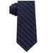 Michael Kors Mens City Stripe Silk Tie Navy Necktie