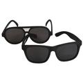 Emmzoe â€œThe Little Sunglassâ€� Sunglasses Aviator and Classic 2 Set - Black Frame / Smoke Lens UV 400 Protection (Infant Toddler (0 - 3 Years))