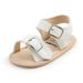 Baby Summer PU Leather Non-slip Sandals Walking Shoes Soft Soled