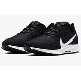 Nike Women's Air Zoom Pegasus 36 Flyease Running Shoe, Black/White, 11 B(M) US