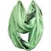 Horse Race Rodeo Infinity Cable Scarf Silk & Cotton Soft Light Wrap