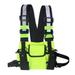 Men Women Fashion Chest Rig Bag Reflective Vest Hip Hop Streetwear Functional Harness Chest Bag Pack Front Waist Pouch Backpack