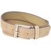 Florsheim Men's Casual Genuine Suede Leather Belt with with Contrast Stitched Edge, Sand, 32