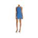 French Connection Womens Square Neck Cocktail Mini Dress