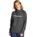 Champion Women's Athletics Powerblend Fleece Pullover Hoodie, Chainstitch Logo