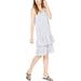 MICHAEL Michael Kors Womens Striped Drop-Waist Sundress