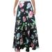 City Studio Womens Juniors Woven Floral Print Maxi Skirt